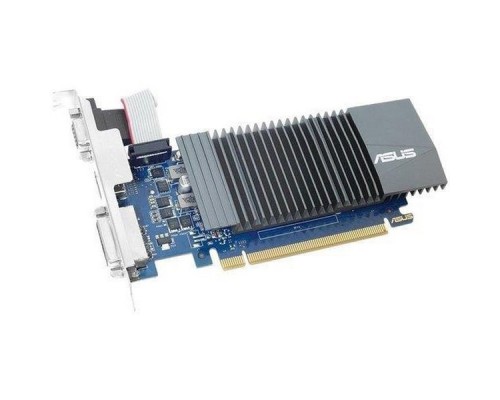 Видеокарта GT 710 Silent LP,  PCI Express, 2GB, GDDR5, 64bit, DVI+HDMI+D-SUB (GT710-SL-2GD5-BRK) RTL