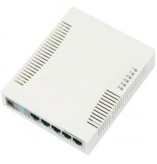 Маршрутизатор RB260GS CSS106-5G-1S 5-port Gigabit smart switch with SFP cage, SwOS, plastic case, PSU                                                                                                                                                     