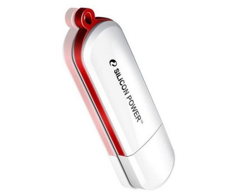 Флэш-диск USB 2.0 16Gb Silicon Power LuxMini 320 SP016GBUF2320V1W White