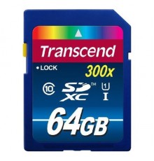 Карта памяти SD 64Gb Transcend SDXC TS64GSDU1 UHS-I U1 R60                                                                                                                                                                                                