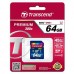 Карта памяти SD 64Gb Transcend SDXC TS64GSDU1 UHS-I U1 R60