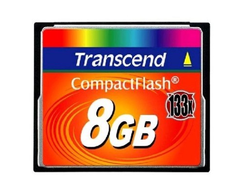 Карта памяти CF   8Gb Transcend TS8GCF133 133X R50 W20