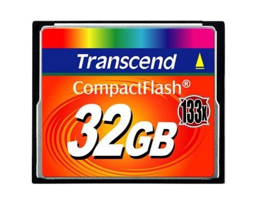 Карта памяти CF  32Gb Transcend TS32GCF133 133X R50 W20
