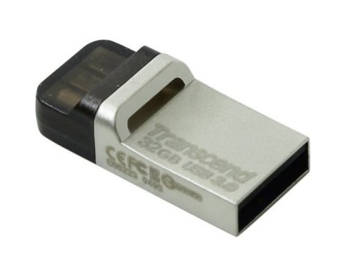 Флэш-диск USB 3.0 Type-A/Micro-B 32Gb Transcend JetFlash TS32GJF880S microUSB(B) OTG