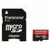 Карта памяти MicroSDXC 128Gb Transcend TS128GUSDU1 Class10 UHS-1 U1 R60 + Adapter