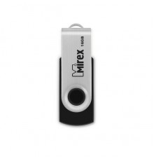Флеш накопитель 16GB Mirex Swivel, USB 2.0, Черный                                                                                                                                                                                                        