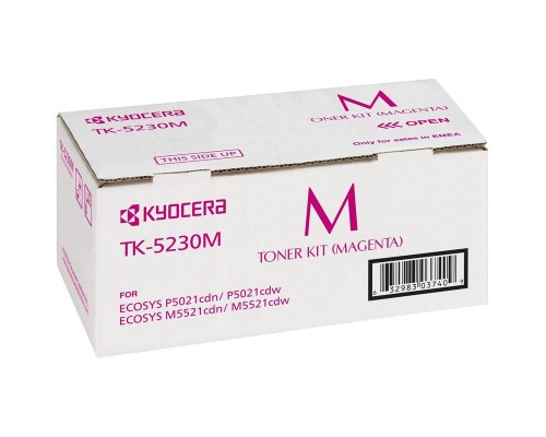 Тонер KYOCERA TK-5230M 2 200 стр. Magenta P5021cdn/cdw, P5026cdn/cdw, M5521cdn/cdw, M5526cdn/cdw