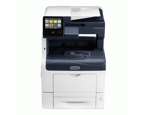 МФУ Xerox VersaLink C405N (VLC405N#), цветной лазерный принтер/сканер/копир/факс A4, 35 стр/мин, 600x600 dpi, 2048 Мб, ADF, подача: 700 лист., вывод: 250 лист., Post Script, Ethernet, USB, цветной ЖК-дисплей (Channels)