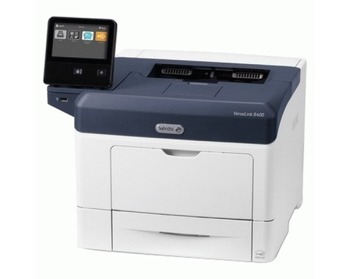 Принтер Xerox VersaLink B400DN (VLB400DN#) лазерный, A4, 45 стр/мин, 600x600 dpi, 2 Гб, дуплекс, подача: 700 лист., вывод: 250 лист., Post Script, ConnectKey, GigEthernet, USB 3.0, Wi-Fi, NFC, ЖК-панель (до 110 000 стр/мес) (Channels)