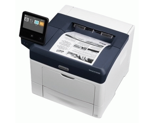 Принтер Xerox VersaLink B400DN (VLB400DN#) лазерный, A4, 45 стр/мин, 600x600 dpi, 2 Гб, дуплекс, подача: 700 лист., вывод: 250 лист., Post Script, ConnectKey, GigEthernet, USB 3.0, Wi-Fi, NFC, ЖК-панель (до 110 000 стр/мес) (Channels)