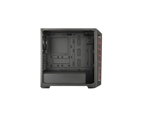 Корпус без БП Cooler Master MasterBox MB511, 2xUSB3.0, 1x120 Fan, w/o PSU, Black, Red Trim, Mesh Front Panel, ATX