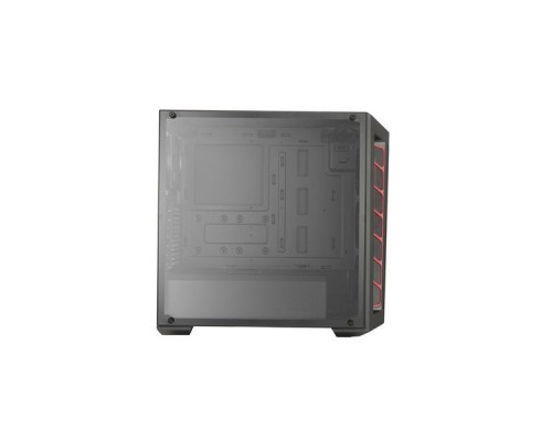 Корпус без БП Cooler Master MasterBox MB511, 2xUSB3.0, 1x120 Fan, w/o PSU, Black, Red Trim, Mesh Front Panel, ATX