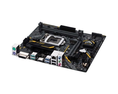 Мат. плата ASUS TUF B360M-E GAMING S1151v2, B360, 4xDDR4, 2xPCI-Ex16, 2xPCI-Ex1, 2xPCI, D-Sub, DVI, HDMI, SATA III, M.2, GB Lan, USB3.1, mATX, Retail