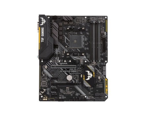 Мат. плата ASUS TUF B450-PLUS GAMING AM4, AMD B450, 4*DDR4, 2xPCI-E x16, 3xPCI-E x1 SATA3, DVI,HDMI, GBLan, ATX, Retail