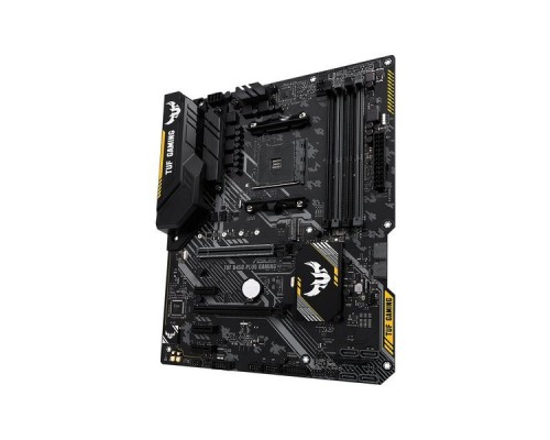 Мат. плата ASUS TUF B450-PLUS GAMING AM4, AMD B450, 4*DDR4, 2xPCI-E x16, 3xPCI-E x1 SATA3, DVI,HDMI, GBLan, ATX, Retail