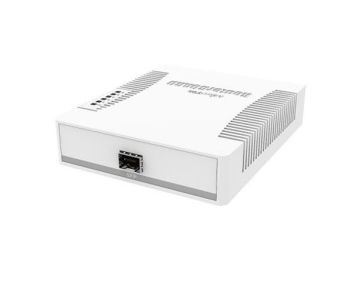 Коммутатор MikroTik CSS106-5G-1S RB260GS with 5 Gigabit ports and SFP cage, SwOS, plastic case, PSU