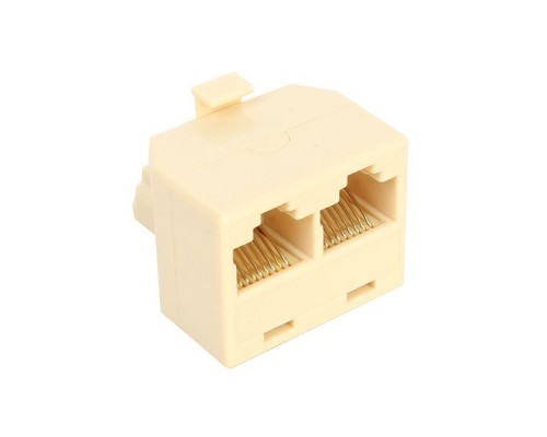 Переходник-разветвитель RJ-45 8P8C Plug -- 2-8P8C Jack VCOM VTE7714