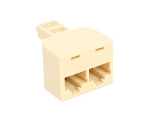 Переходник-разветвитель RJ-45 8P8C Plug -- 2-8P8C Jack VCOM VTE7714