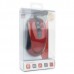 Мышь Gembird MOP-400-R, USB, красн, бесшум клик, 3кн, 1000DPI, soft-touch, каб 1.45м, блистер