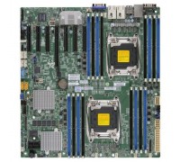 Материнская Плата SuperMicro MBD-X10DRH-CT-O Soc-2011 iC612 eATX 16xDDR4 10xSATA3 SATA RAID iX540 2х10GgbEth Ret                                                                                                                                          