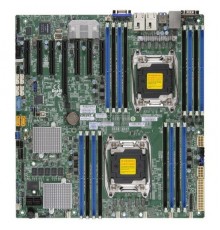 Материнская Плата SuperMicro MBD-X10DRH-CT-O Soc-2011 iC612 eATX 16xDDR4 10xSATA3 SATA RAID iX540 2х10GgbEth Ret                                                                                                                                          