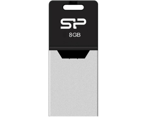 Флэш-диск USB 2.0 Type-A/Micro-B 8Gb Silicon Power Mobile X20 SP008GBUF2X20V1K