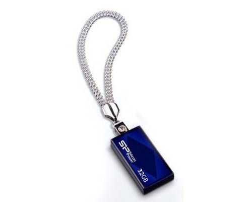 Флэш-диск USB 2.0 32Gb Silicon Power Touch 810 SP032GBUF2810V1B Blue