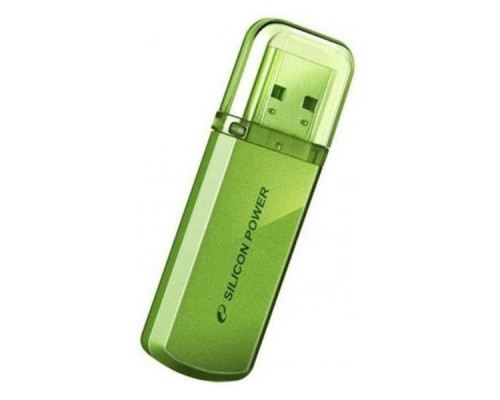 Флэш-диск USB 2.0 32Gb Silicon Power Helios 101 SP032GBUF2101V1N Green