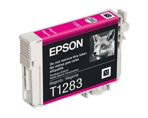 Картридж Epson T1283 C13T12834011/12 Magenta для Stylus S22/SX125 C13T12834011