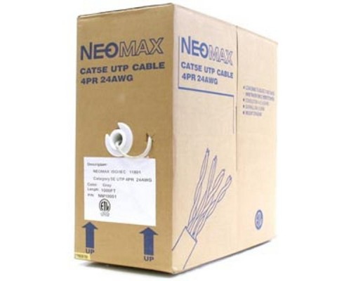 Кабель UTP 4 пары кат.5e Neomax NM10001 305м