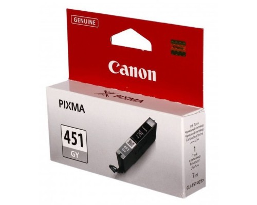 Картридж Canon CLI-451GY Grey для Pixma iP7240/MG6340/MG5440 6527B001 оригинальный