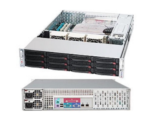 Корпус SuperMicro CSE-826E16-R1200LPB Black 2U SC826 Chassis w/1  Expander