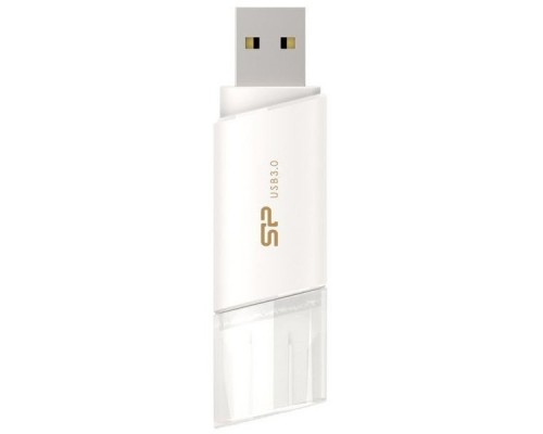 Флэш-диск USB 3.0 16Gb Silicon Power Blaze B06 SP016GBUF3B06V1W White