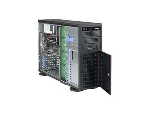 Серверный корпус SuperMicro CSE-743TQ-865B Black 4U  Black 8xHotSwap SAS/SATA, E-ATX 865W 4U RM