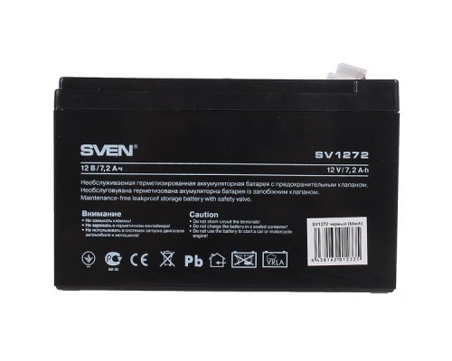Аккумуляторная батарея SVEN SV1272 (12V,7.2Ah) для UPS