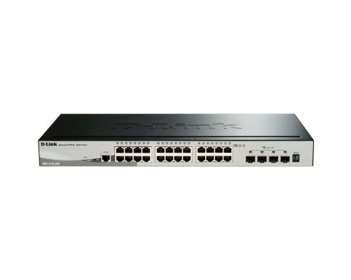 Коммутатор D-Link DGS-1510-28X управляемый 24UTP 10/100/1000Mbps + 4SFP+