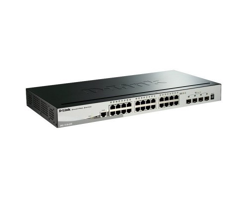 Коммутатор D-Link DGS-1510-28X управляемый 24UTP 10/100/1000Mbps + 4SFP+