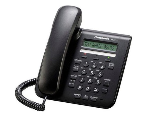 Проводной VoIP-телефон Panasonic KX-NT511ARUB