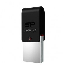 Флэш-диск USB 3.0 Type-A/Micro-B 32Gb Silicon Power Mobile X31 OTG SP032GBUF3X31V1K + MicroUSB                                                                                                                                                            