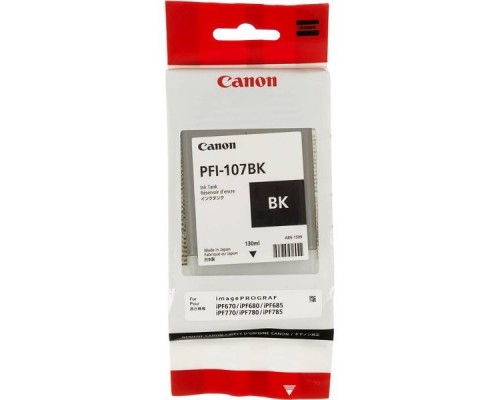 Картридж Canon PFI-107 Black для iPF680/685/780/785 130ml