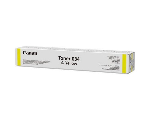 Тонер Canon 034 Y TONER желтый для IR C1225 (9451B001)