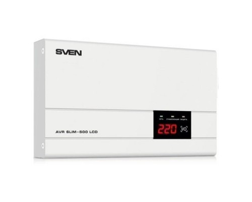 Стабилизатор SVEN AVR SLIM-500 LCD