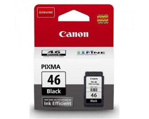 Картридж Canon PG-46Bk Black для  для PIXMA E464 (400 стр.) (ориг.) 9059B001