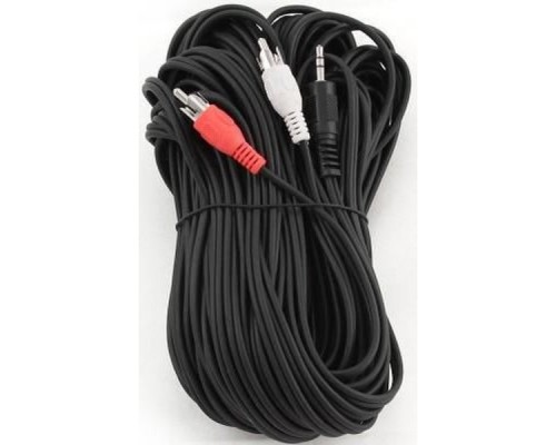 Кабель аудио (3.5mm Jack M -  2xRCA M) 10м GemBird CCA-458-10M