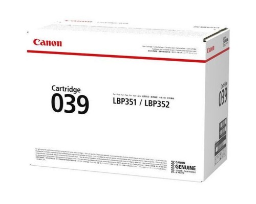 Картридж Canon 039 BK лазерный