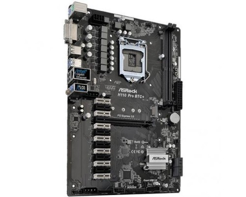 Материнская плата ASRock H110 PRO BTC+