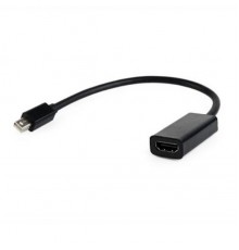 Кабель-переходник miniDisplayPort (M) в HDMI (F) 0.15м Cablexpert A-mDPM-HDMIF-02, черный                                                                                                                                                                 