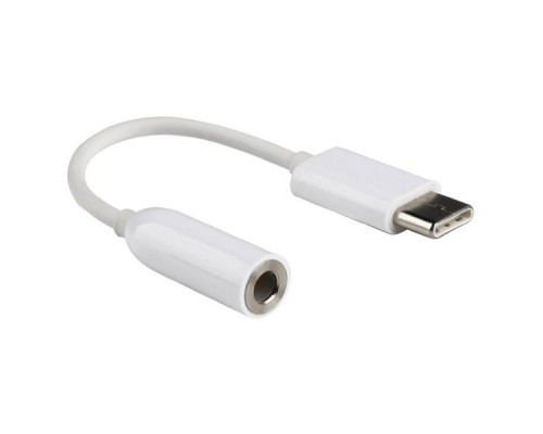 Кабель-переходник USB 3.1 (Type-C) (M) в 3.5mm Jack (F) 0.15м Cablexpert CCA-UC3.5F-01-W