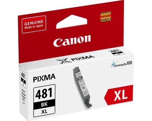 Картридж CANON CLI-481XL BK чёрный, увеличенной емкости