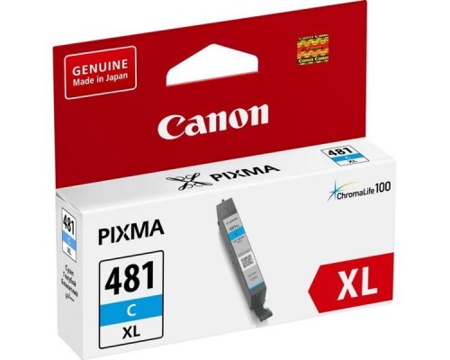 Картридж CANON CLI-481XL C голубой, увеличенной емкости